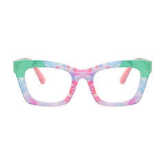 Fashion Anti-blue Light Flat Lens Glasses colorful reading glasses