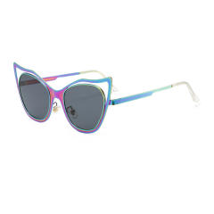 Fashionable Cat Eye Metal Sunglasses Anti Blue Light reading glasses