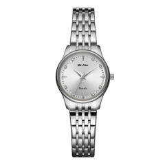 Drill Face Men's Women's Double Calendar Business Casual Fashion Quartz steel band watch