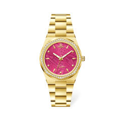 women's watches gold watches women's high-value waterproof quartz steel band watch