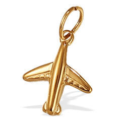 Key padlock plane multi element stainless steel charm diy jewelry accessory wholesale
