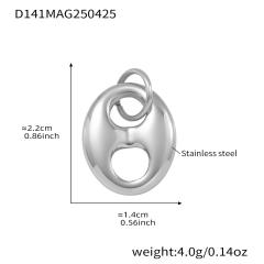 DIY charm stainless steel bangle thick bangle band