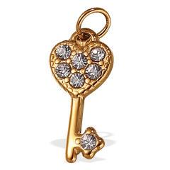 Key padlock plane multi element stainless steel charm diy jewelry accessory wholesale