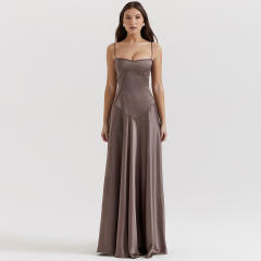 Women's New Sexy Slip Dress 2025 Slim-fit Backless Long Dress dress Women's Evening Dress