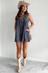 2025 summer new street tide sleeveless short sleeve shorts Denim jumpsuit