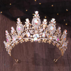 Bridal Crown Headwear Wedding Birthday Evening Wedding Accessories Luxury Crystal Rhinestones Hair Accessories
