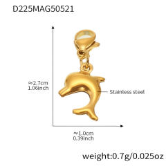 5A cubic zircon multi charm stainless steel bracelet anklet