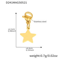 DIY multi-accessory love butterfly flower zircon bracelet stainless steel bracelet anklet