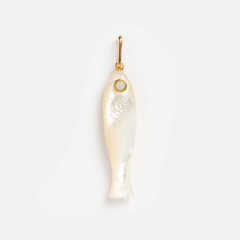 Retro Love Round Small Fish Navigation Round Coin Necklace pendant DIY jewelry accessory