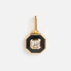 Retro Love Round Small Fish Navigation Round Coin Necklace pendant DIY jewelry accessory