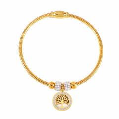 Fashion Magnetic Buckle Snake Bone Bracelet Stainless Steel Butterfly Love Sticky Diamond Five-pointed Star charm bracelet