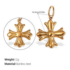 Cross charms stainless steel charms DIY jewelry accessory