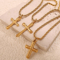 Cross charms stainless steel charms DIY jewelry accessory