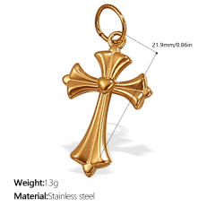 Cross charms stainless steel charms DIY jewelry accessory