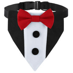 Pet dog triangle towel bow tie scarf suit triangle scarf dog bandana