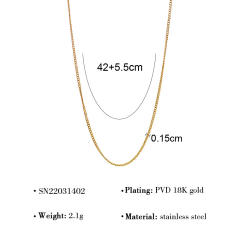 Summer ocean series charm chain DIY necklace for women stainless steel charms