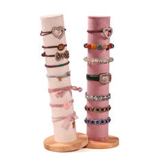 Cylindrical Vertical Head Flower Head Rope Display Rack Hair Accessories Storage Rack
