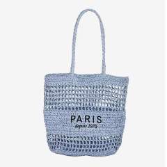 New Letter Embroidered All-match Woven Bag Shoulder Bag Seaside Tote Bag Holiday Style Beach Bag