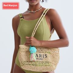 Popular Large Capacity Crossbody Straw Bag Spring Summer All-match Seaside Travel Holiday Beach Bag