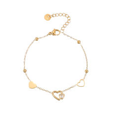 Hot-Selling Diamond Bracelet for Women stainless steel heart life tree butterfly bracelet