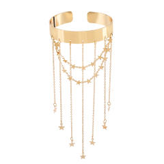 Sexy star tassel chain tassel alloy arm bangle holiday arm accessory