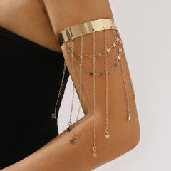 Sexy star tassel chain tassel alloy arm bangle holiday arm accessory