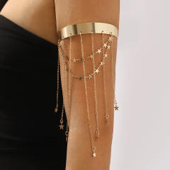 Sexy star tassel chain tassel alloy arm bangle holiday arm accessory