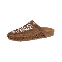 New Fishing Net Slippers Women's Summer New Slip-on Hollow Mesh Slippers