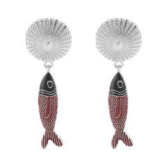 ZA Holiday Wind Conch Sea Star Shell Fish Pendant Necklace Summer Marine Life necklace