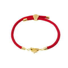 Colorful stainless steel love star five-leaf flower accessories Milan line bracelet