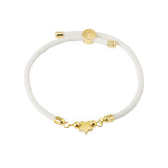Colorful stainless steel love star five-leaf flower accessories Milan line bracelet