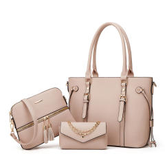 New Simple Fashion All-match Women's Bag Tote Bag Three-piece Set