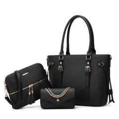 New Simple Fashion All-match Women's Bag Tote Bag Three-piece Set
