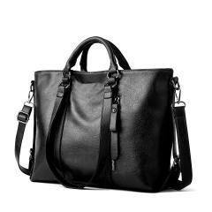 Large Capacity European American Style Oil Wax Leather Tote bag suit