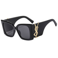 New Women's Fashion All-match Sunglasses Big Frame Cat's Eye Sunglasses