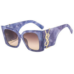 New Women's Fashion All-match Sunglasses Big Frame Cat's Eye Sunglasses