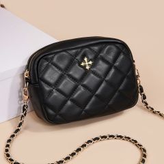 New Ladies Bag Fashion Quilted Rhombic Large Capacity Shoulder Bag Mini Chanel Style chain b
