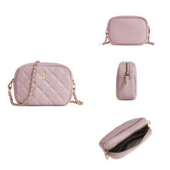 New Ladies Bag Fashion Quilted Rhombic Large Capacity Shoulder Bag Mini Chanel Style chain b