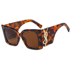 New Women's Fashion All-match Sunglasses Big Frame Cat's Eye Sunglasses
