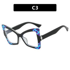 Large Frame Color Matching Flat Mirror 2025 New Anti-Blue Light Glasses reading glasses