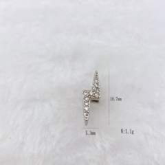Best-Selling Copper Inlaid Zircon DIY Bracelet Accessories Watch Strap Personalized Hand Jewelry