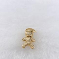 Best-Selling Copper Inlaid Zircon DIY Bracelet Accessories Watch Strap Personalized Hand Jewelry