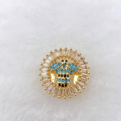 Best-Selling Copper Inlaid Zircon DIY Bracelet Accessories Watch Strap Personalized Hand Jewelry
