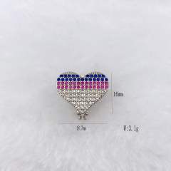 Best-Selling Copper Inlaid Zircon DIY Bracelet Accessories Watch Strap Personalized Hand Jewelry