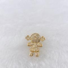 Best-Selling Copper Inlaid Zircon DIY Bracelet Accessories Watch Strap Personalized Hand Jewelry