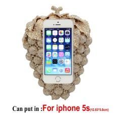 Foreign Trade New Style Grape Diamond-encrusted Banquet Bag Hollow Metal Full Diamond clutch bag