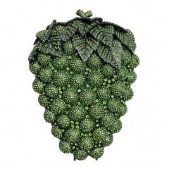 Foreign Trade New Style Grape Diamond-encrusted Banquet Bag Hollow Metal Full Diamond clutch bag