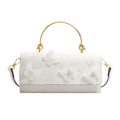 2025 Sweet Girl Fashion Lace Butterfly Stylish Small Square Bag Trendy crossbody bag purse bag