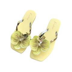 French Style Gentle Fairy Sandals Slippers Women's Summer Phalaenopsis Seaside Holiday Flip-Flops