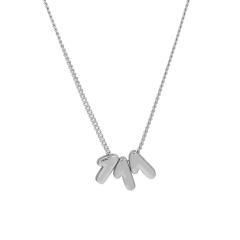 Hot-Selling 18K Gold-Plated copper High-Polish Lucky Number Angel Number Pendant Necklace
